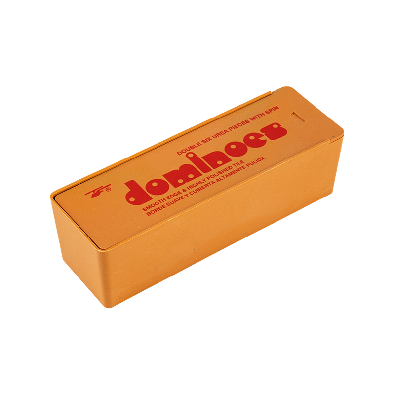 push-pull double six dominoes ในกล่องพลาสติก