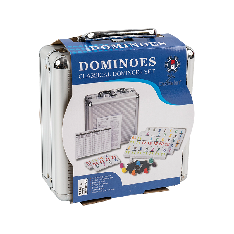 Double Twelve Box Box Mexican Train Dominoes